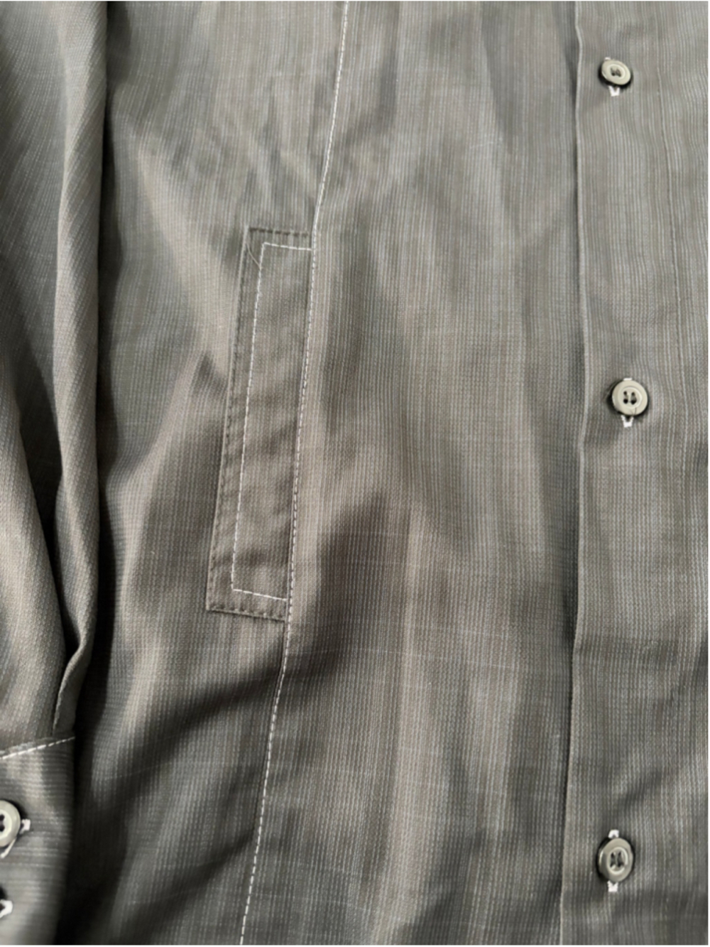 Montique Black Two Piece Set with White Stitching, Size 50R - Picture 11 of 16